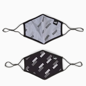 Masque PUMA Core pour le visage (ensemble de 2), Puma Black-Limestone-AOP, extralarge